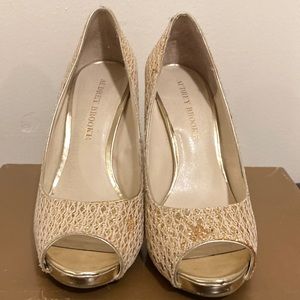 Audrey Brooke Open Toe Heels